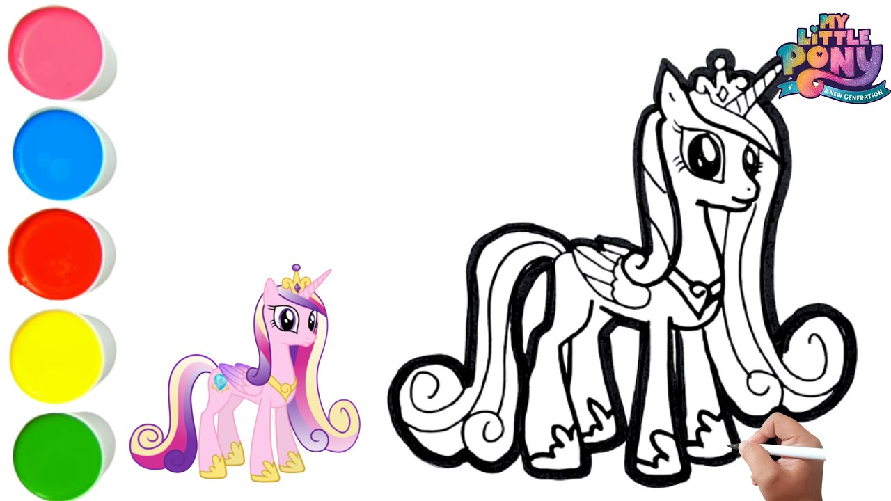 How to draw princess cadance fro y little pony