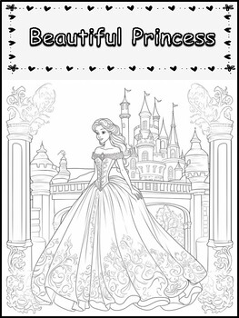 Very beautiful princess castle coloring pages mindful coloring for relaxing