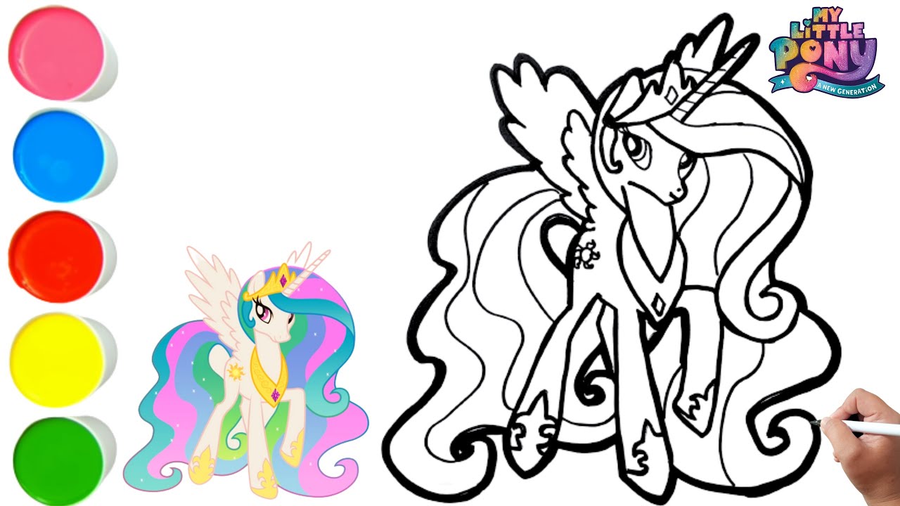 How to draw y little pony princess celestia