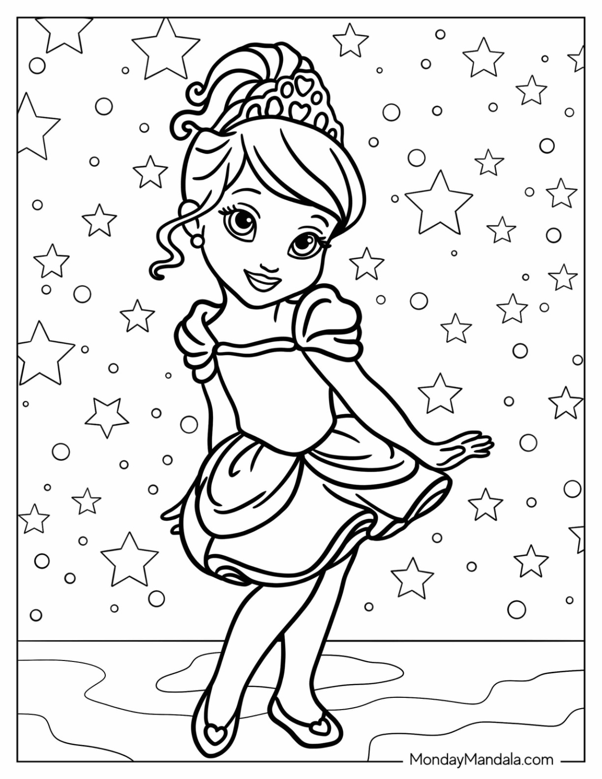 Disney princess coloring pages free pdf printables