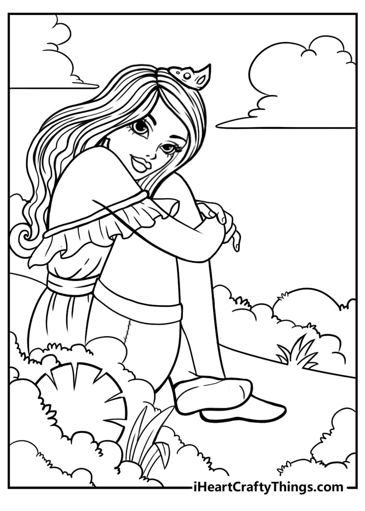 Princess coloring pages