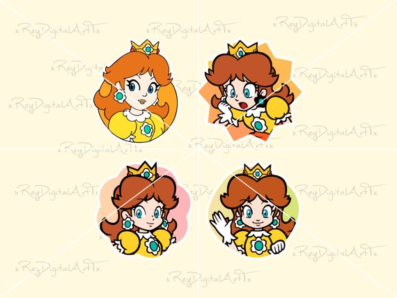 Princess daisy png daisy png mario princess daisy cute princess daisy super mario princess princess daisy clipart digital download