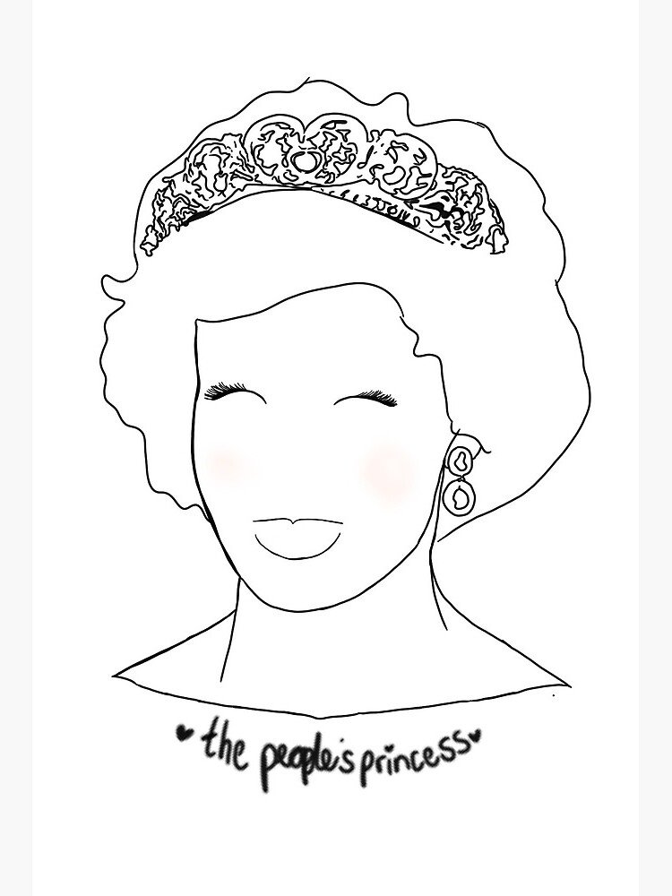 Princess diana coloring pages printable for free download