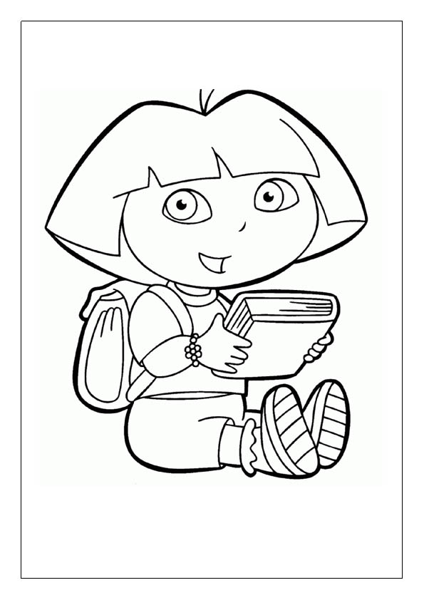 Dora the explorer coloring pages printable coloring sheets