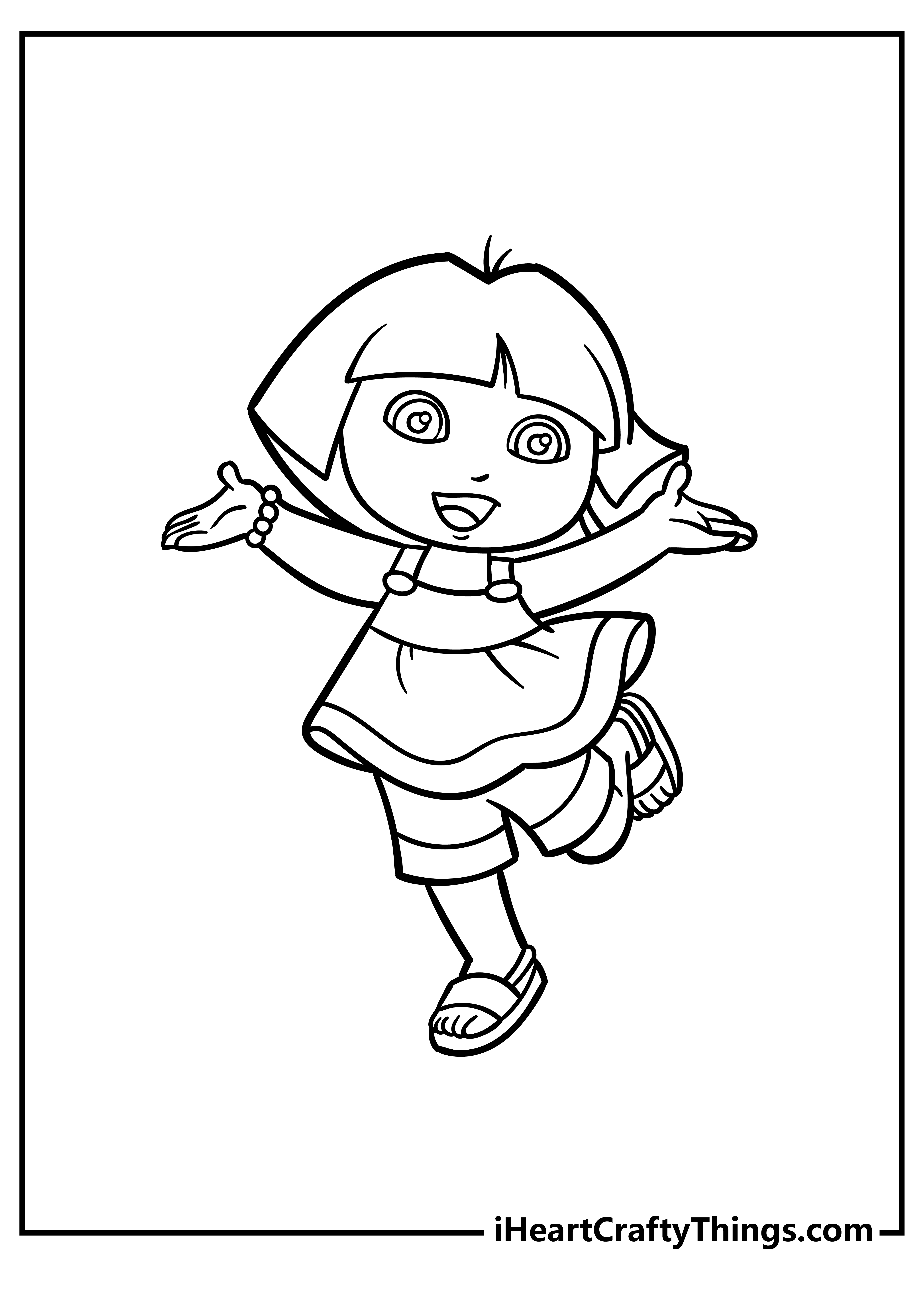 Dora coloring pages free printables