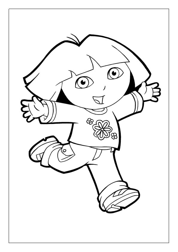 Dora the explorer coloring pages printable coloring sheets