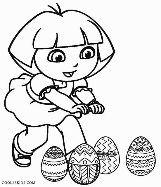 Free printable dora coloring pages for kids