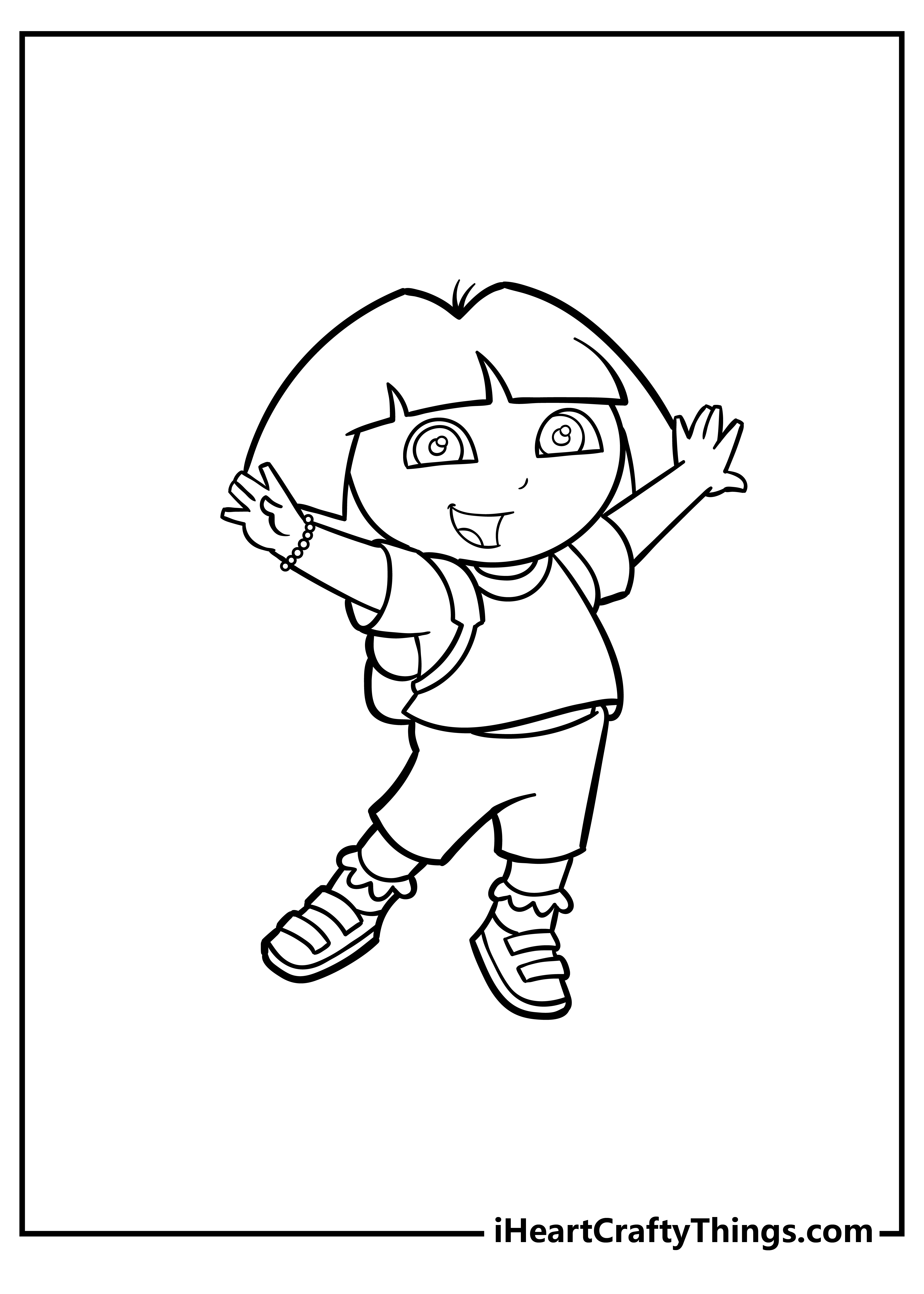 Dora coloring pages free printables