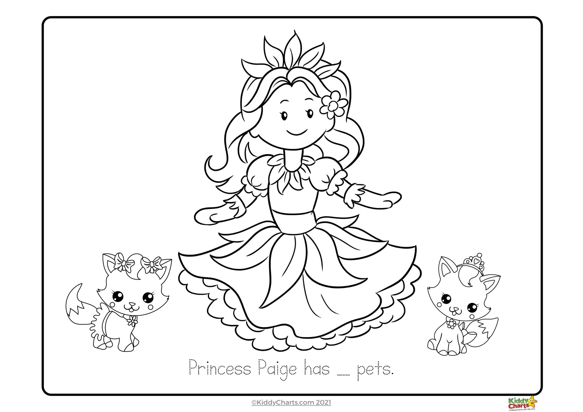 Princess coloring pages