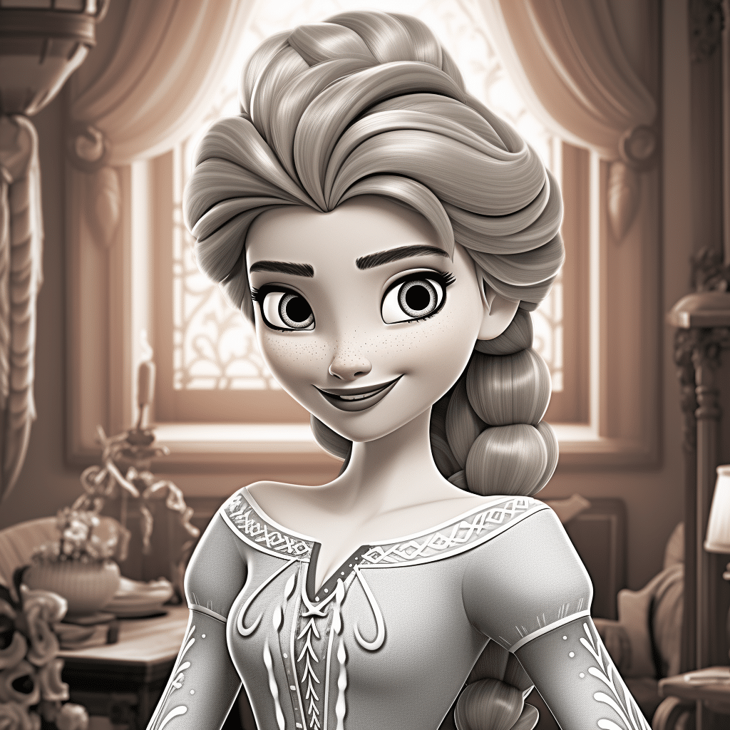 Best elsa coloring pages for frozen fans