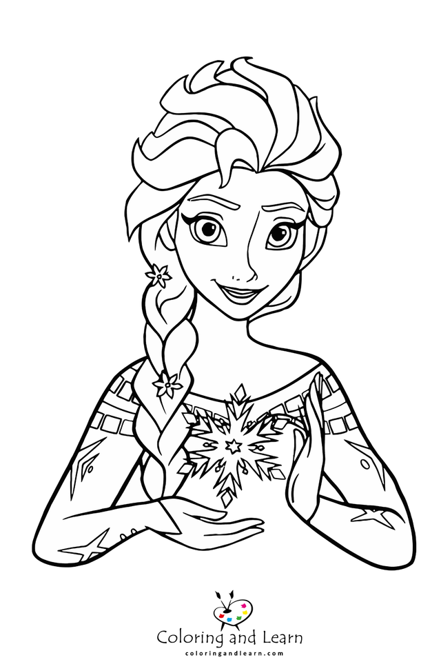 Printable elsa coloring pages for youð rfrozen