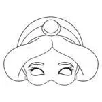 Free princess masks printable disney princess masks