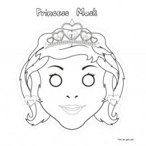 Princess sofia mask printable