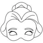 Free princess masks printable disney princess masks