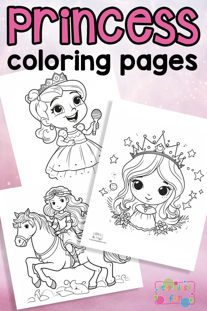 Free printable princess coloring pages