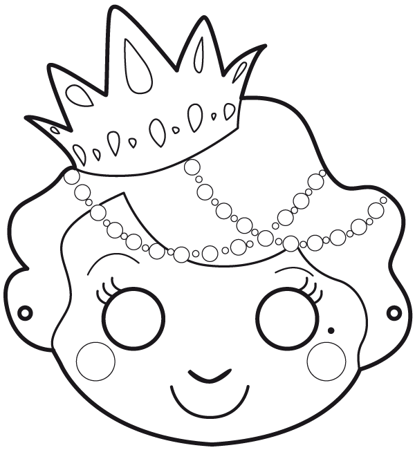 Coloring page mask objects â printable coloring pages