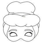 Free princess masks printable disney princess masks