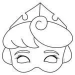 Free princess masks printable disney princess masks