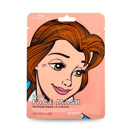 Princess belle sheet face mask mad beauty shop today get it tomorrow