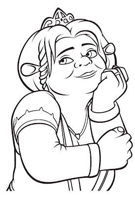 Princess coloring pages princess fiona coloring pages