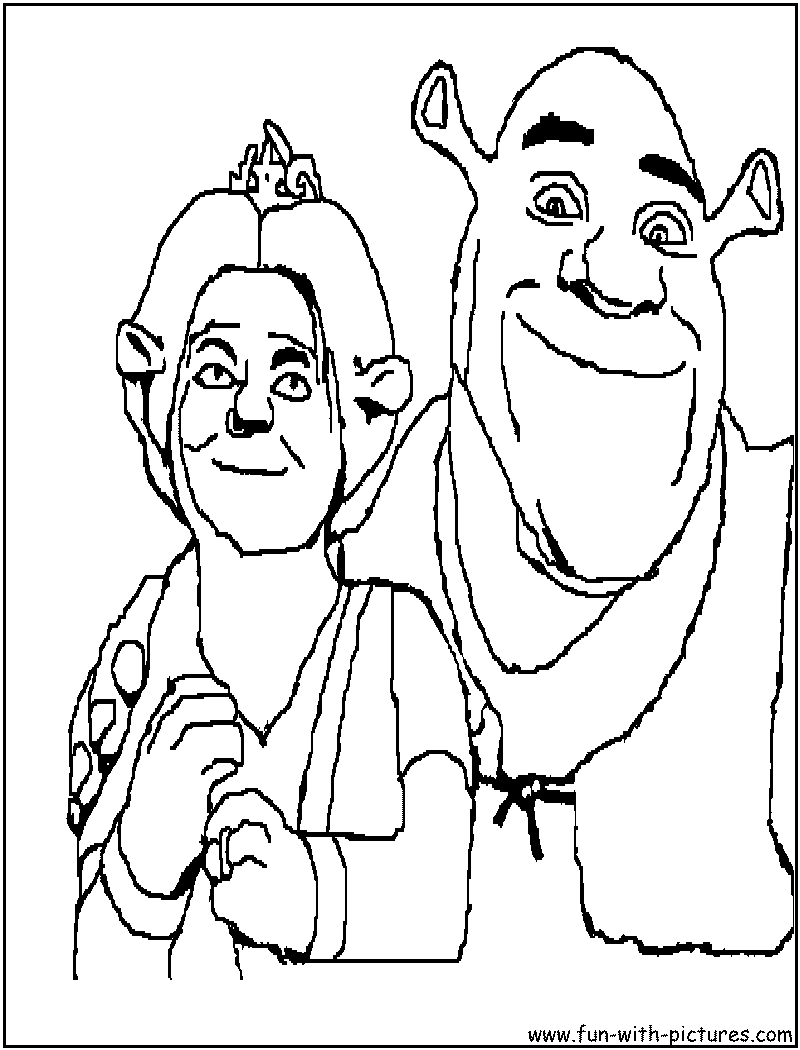 Shrek coloring pages