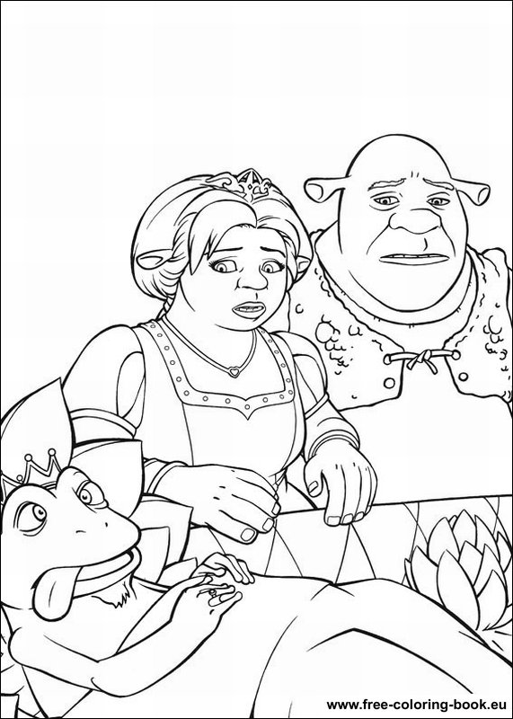 Coloring pages shrek