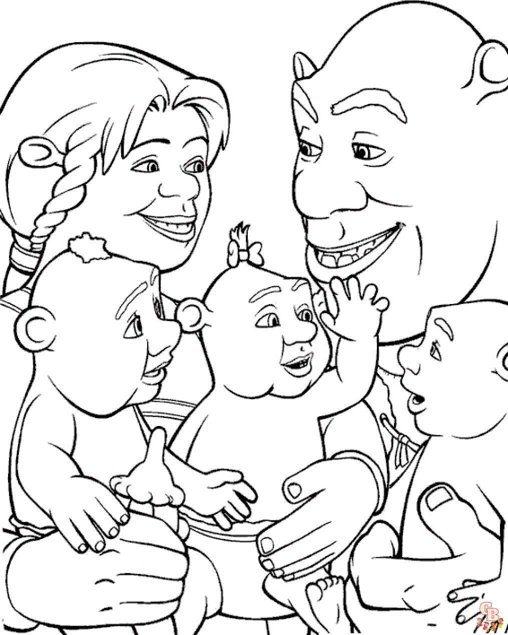 Shrek coloring pages free printable sheets for kids