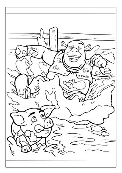 Printable shrek coloring sheets for fans where art meets shreks world