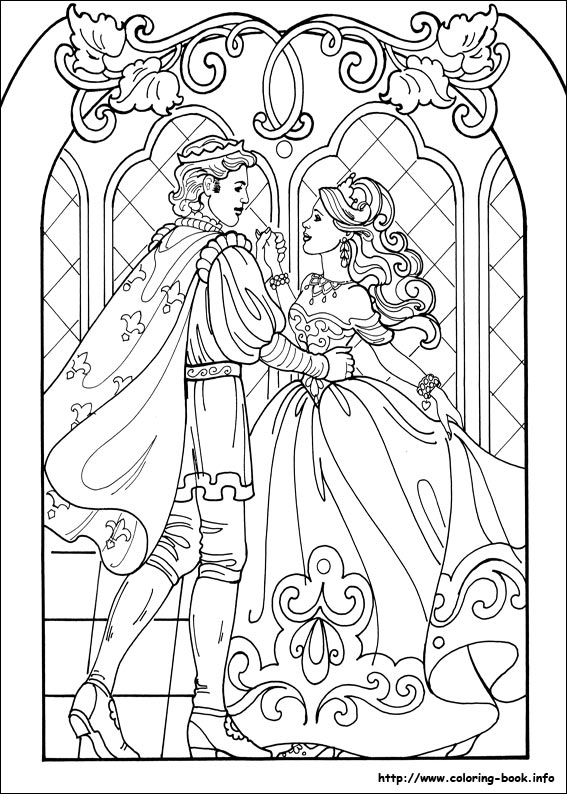 Princess leonora coloring picture