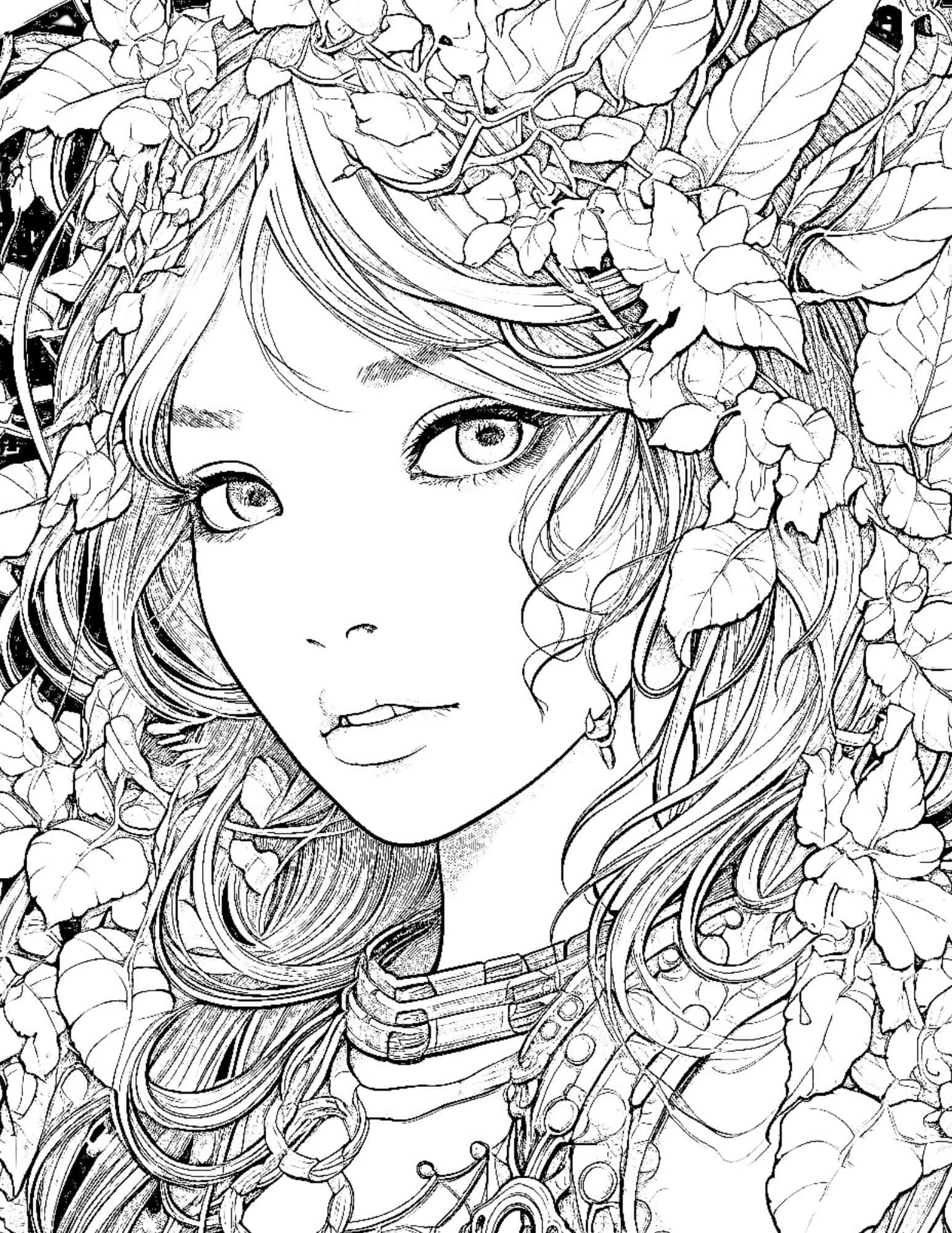 Gorgeous princess coloring pages for kids and adults