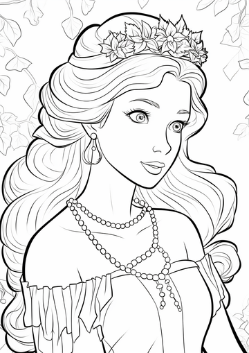 Princess coloring pages â