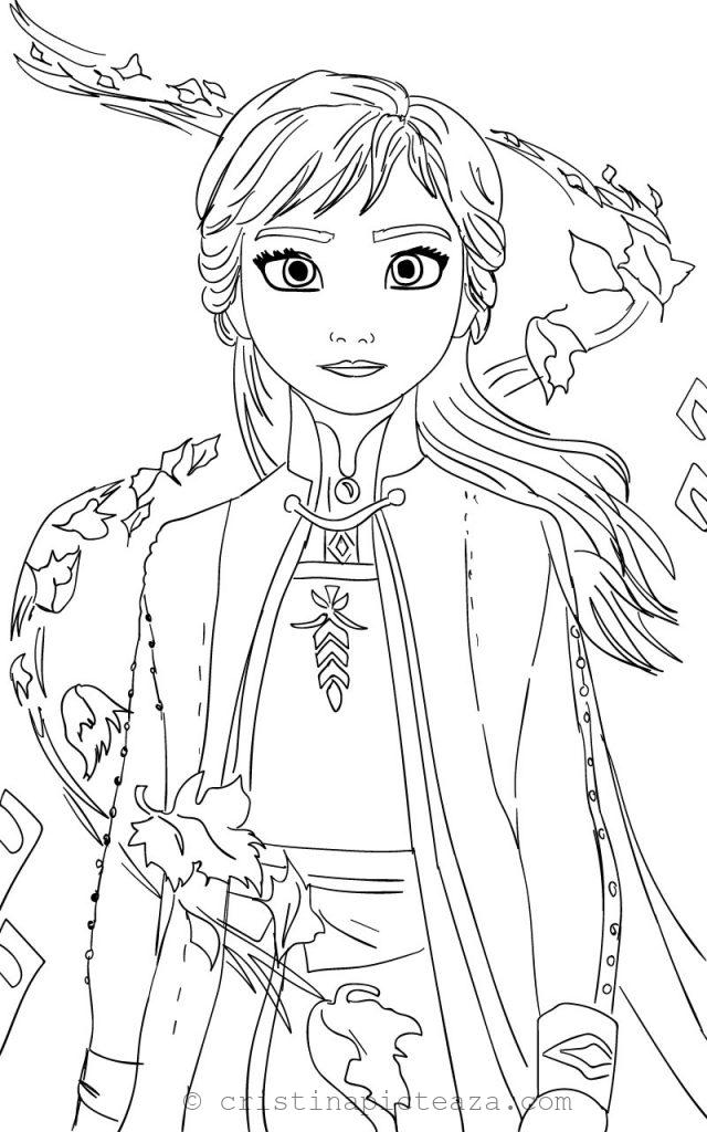 Anna from frozen loring pages