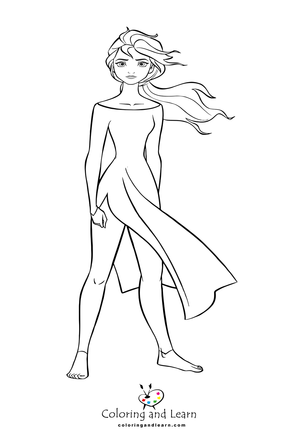 Elsa coloring pages