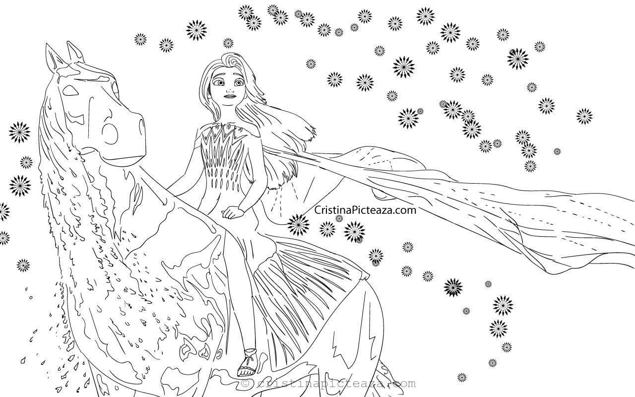 Elsa coloring pages