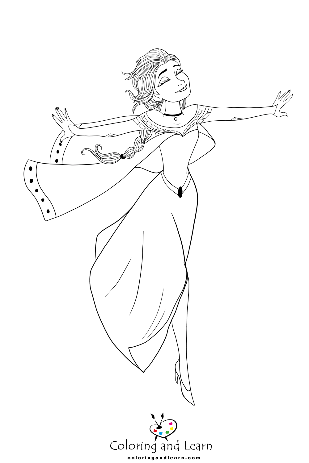 Elsa coloring pages