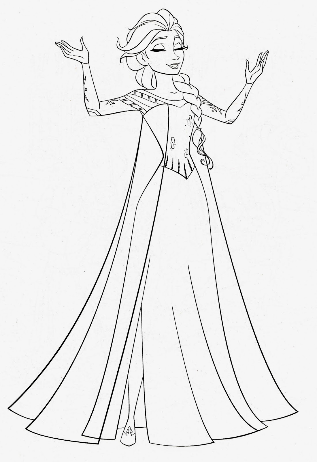 Disney movie princesses frozen printable coloring pages