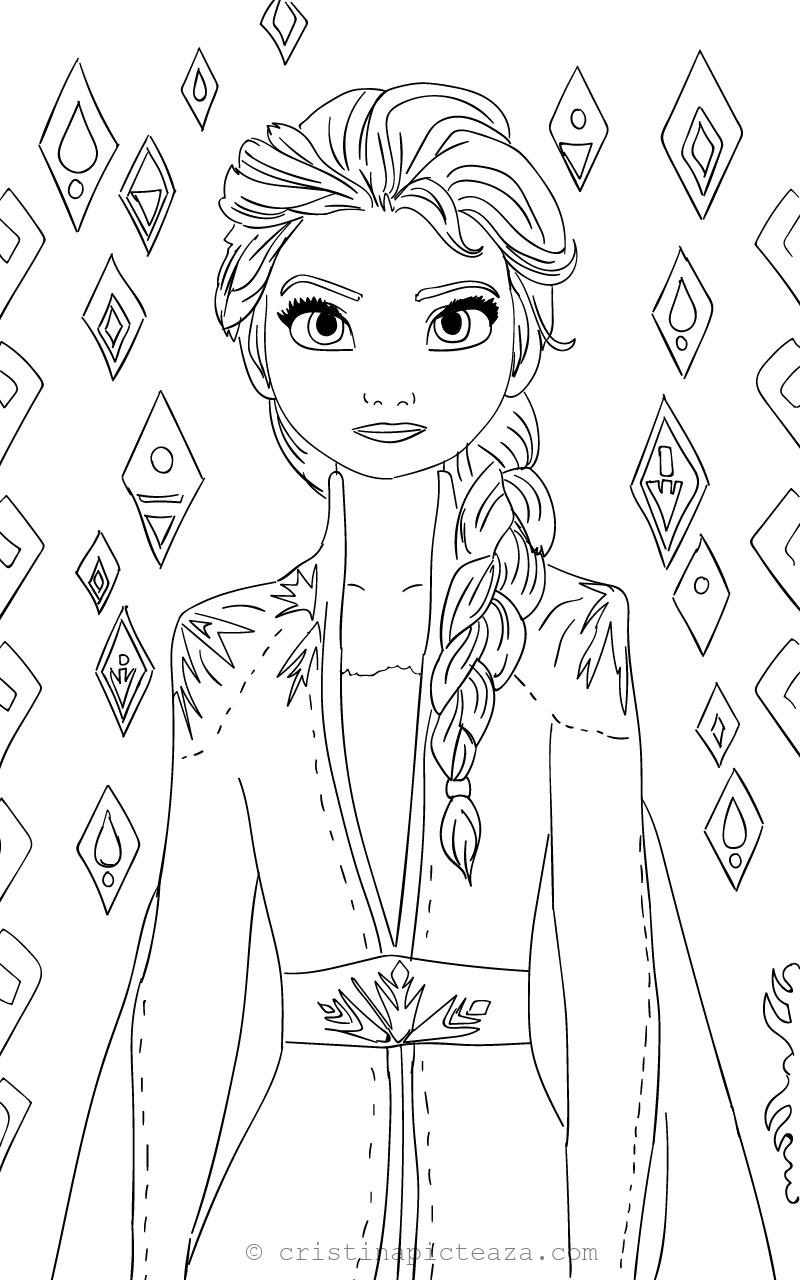 Elsa coloring pages