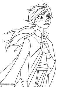 Free printable frozen coloring pages for kids