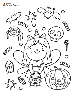 Free coloring pages for halloween creative center
