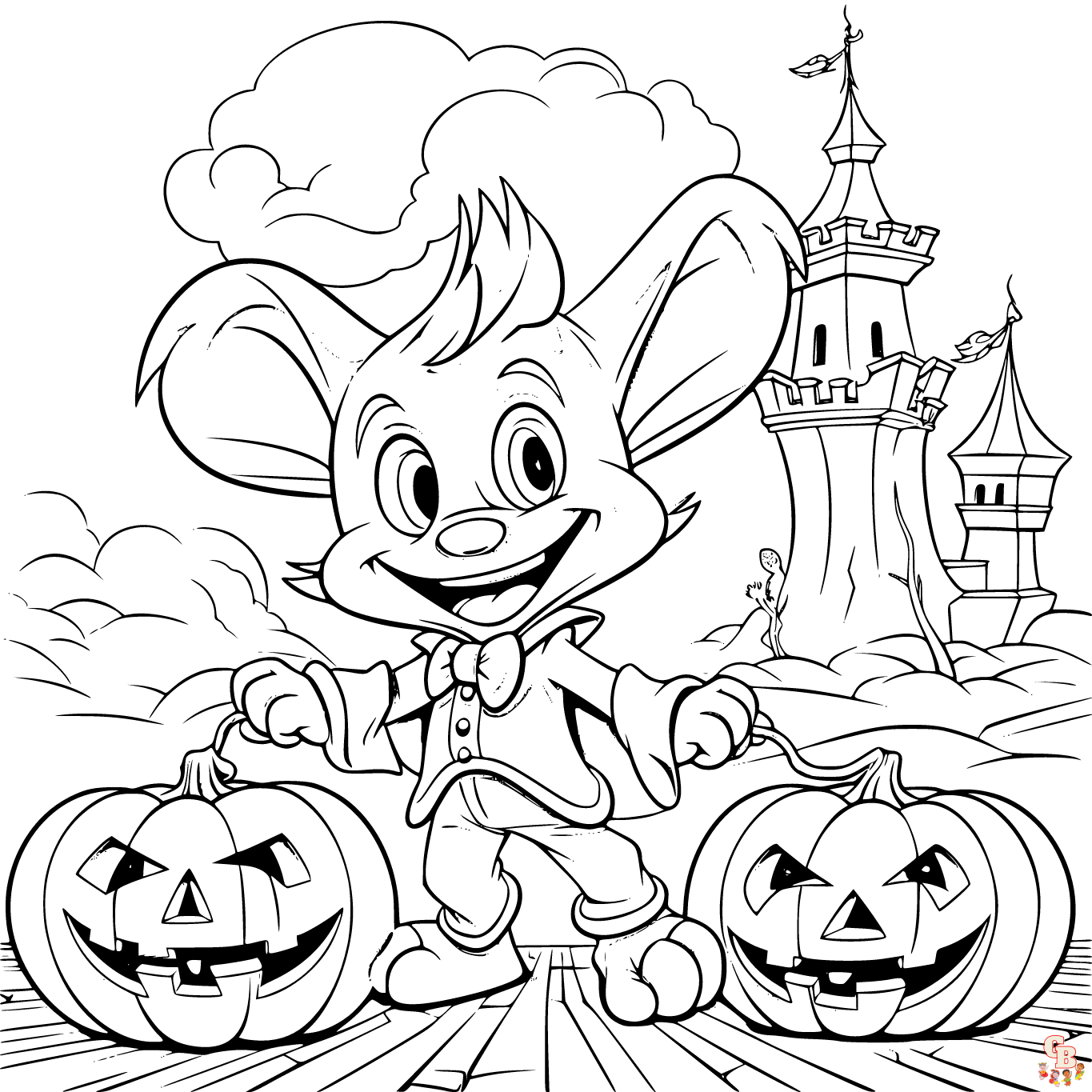 Halloween coloring pages to print for kids