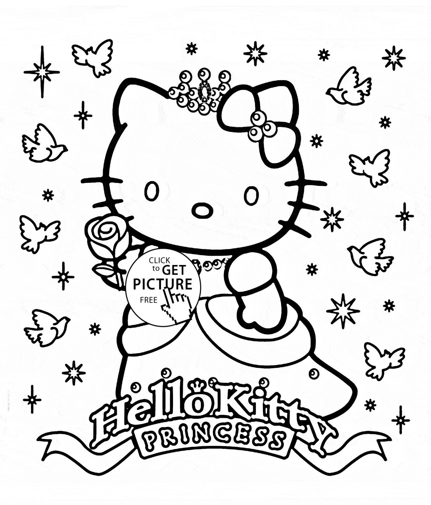 Coloring pages hello kitty princess â through the thousands of images online about coloring pagâ hello kitty coloring hello kitty colouring pages kitty coloring