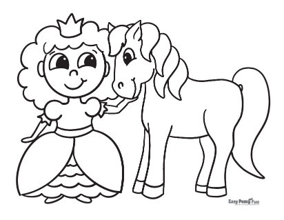 Princess coloring pages