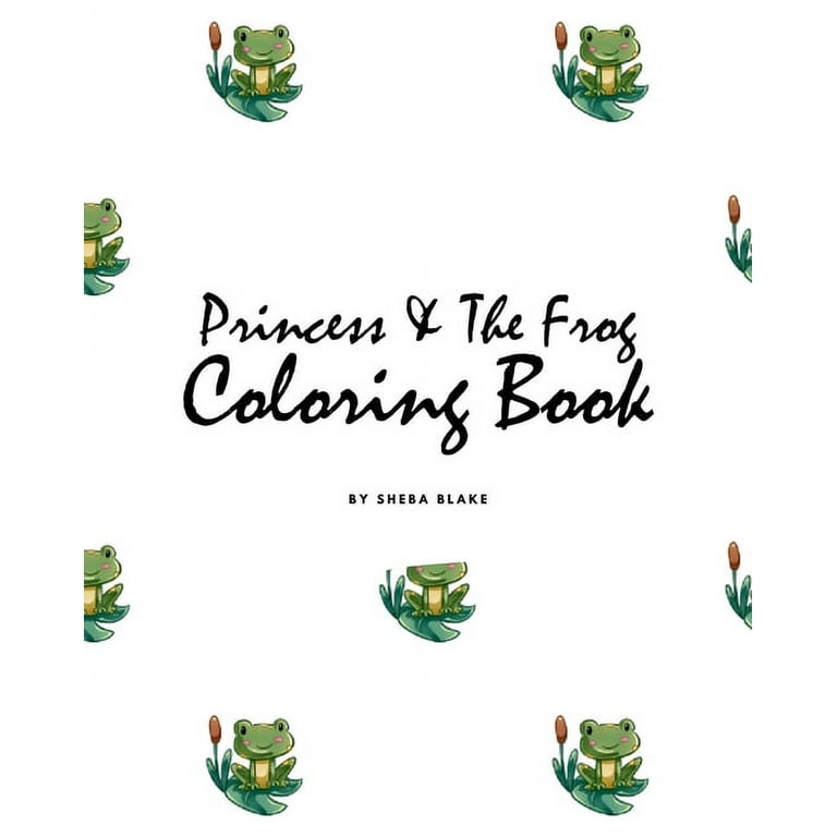 Princess and the frog coloring book for children x coloring book activity book paperback