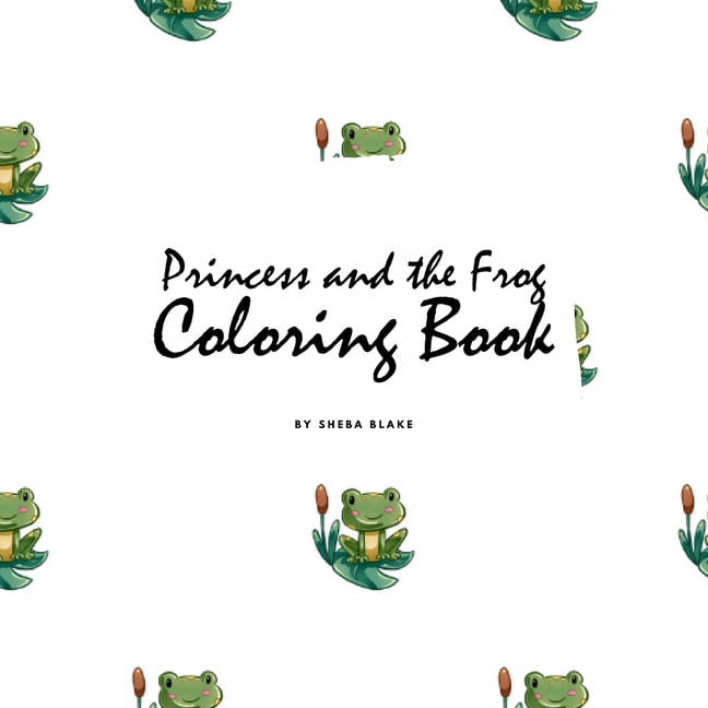 Princess and the frog coloring book for children x coloring book activity book paperback