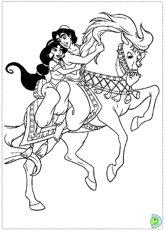 Aladdin coloring page