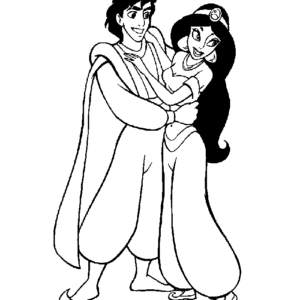 Aladdin coloring pages printable for free download