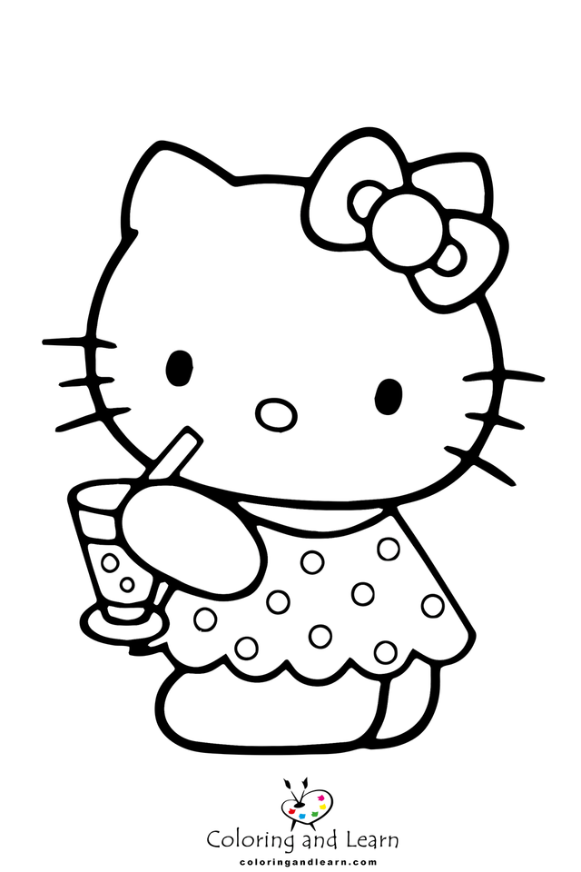 Hello kitty coloring pages ucoloringandlearn