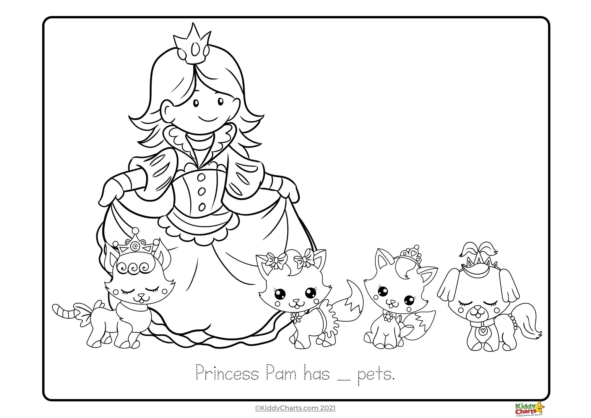 Princess coloring pages