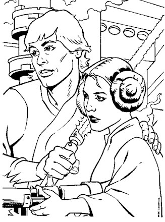 Star wars coloring page