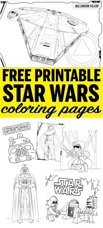 Free printable star wars coloring pages for kids